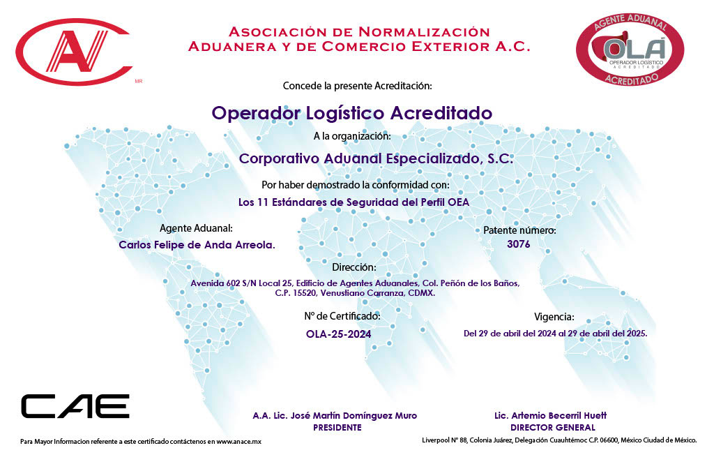 Certificación CERT-OLA